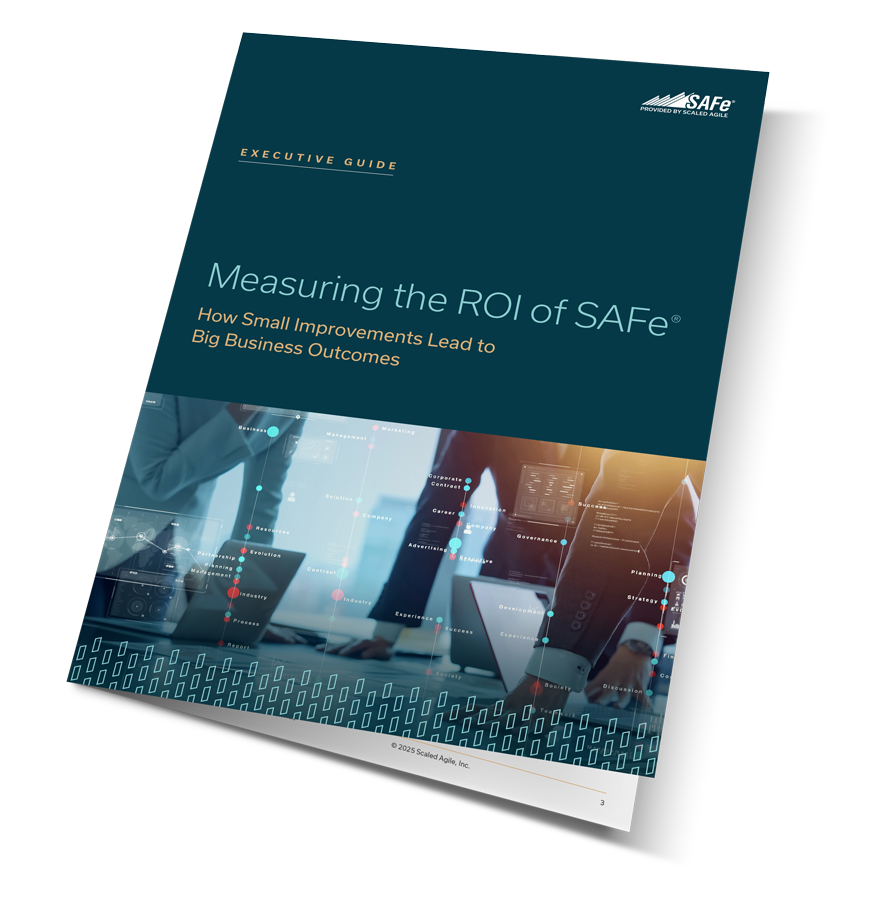 Measuring the ROI of SAFe executive guide cover